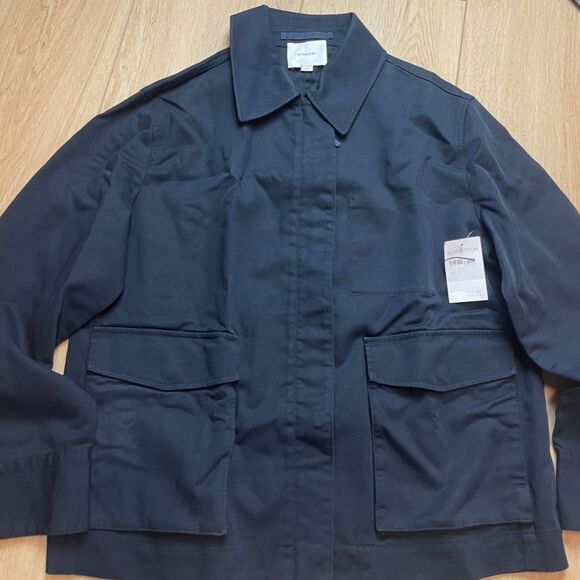Vince Navy Blue Utility Shirt Jacket – Medium - work wear - Picture 1 of 6